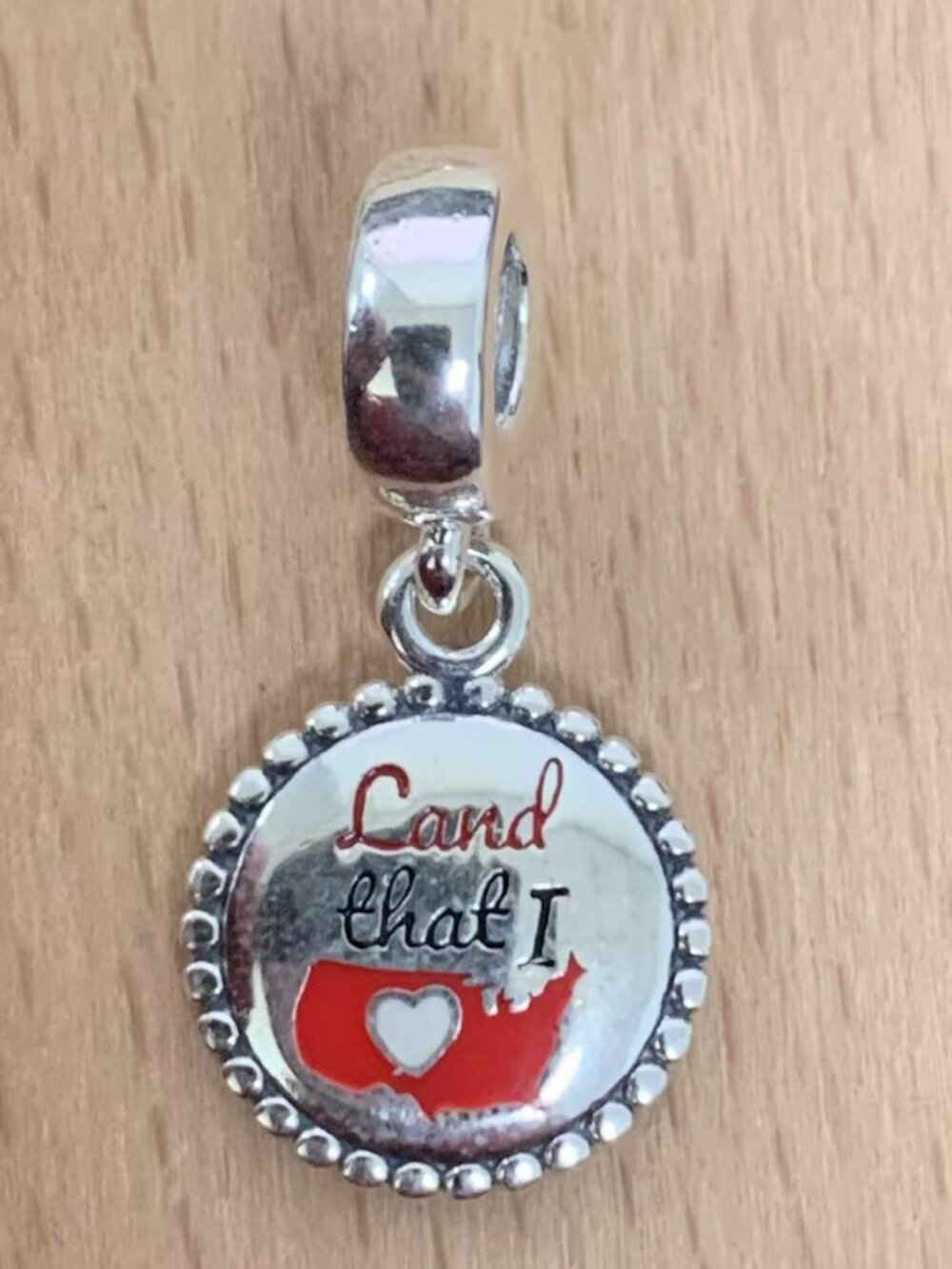 Pandora Land That I Love Dangle Charm, S925 Silver Jewelry Bracelets